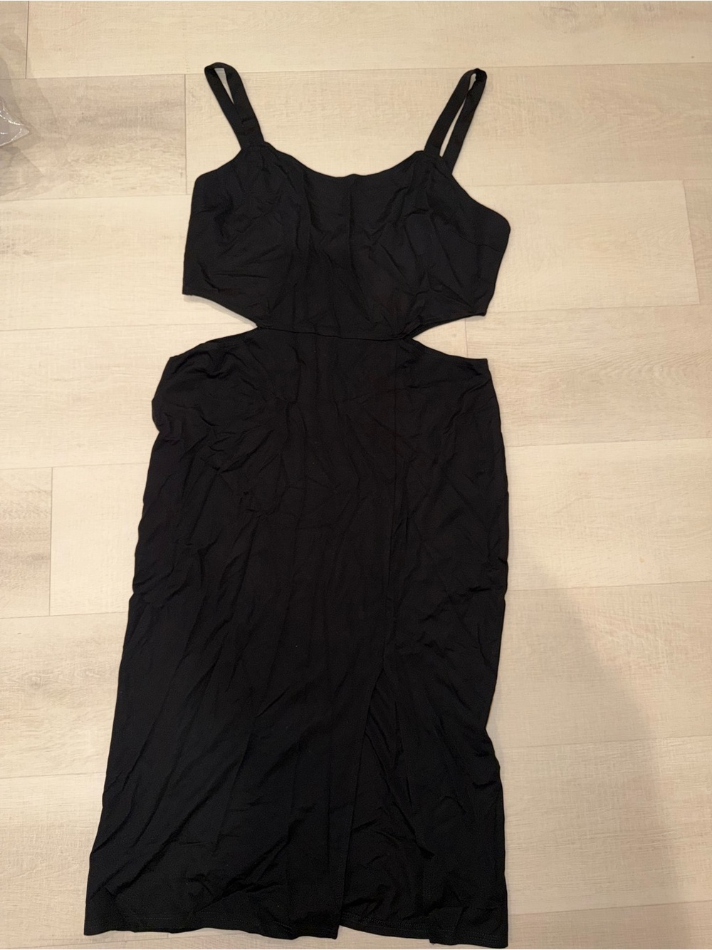 Target Black Cutout Midi Dress